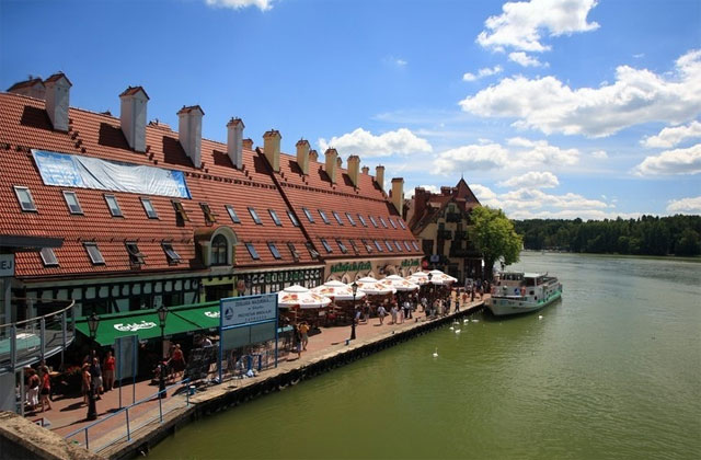 Mikolajki, le port de plaisance