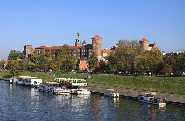 Cracovie, vue sur la Vistule