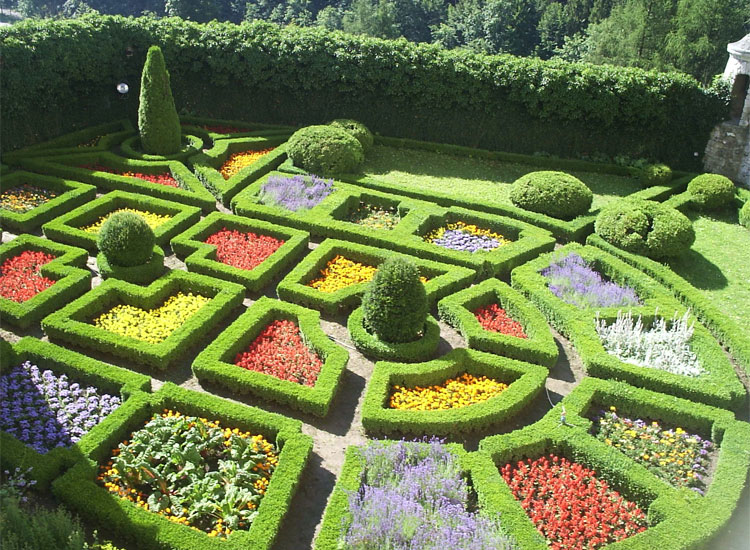 Chateau de Pieskowa Skala, le jardin