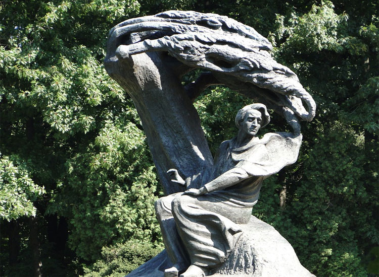 Statue de Chopin, Varsovie