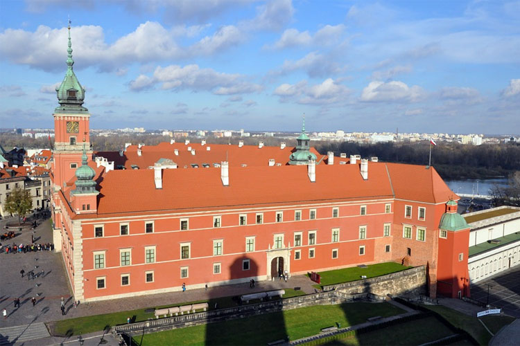 Varsovie le palais royal