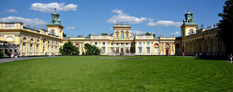 Varsovie le palais de Wilanow