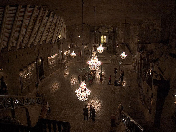 Wieliczka, la chapelle de Sainte Kinga