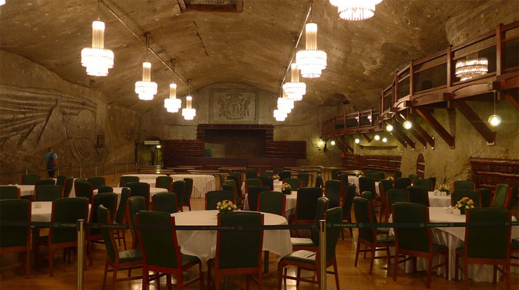 Wieliczka, le restaurant souterrain