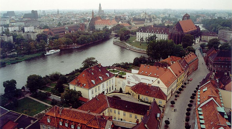 Le panorama de Wroclaw